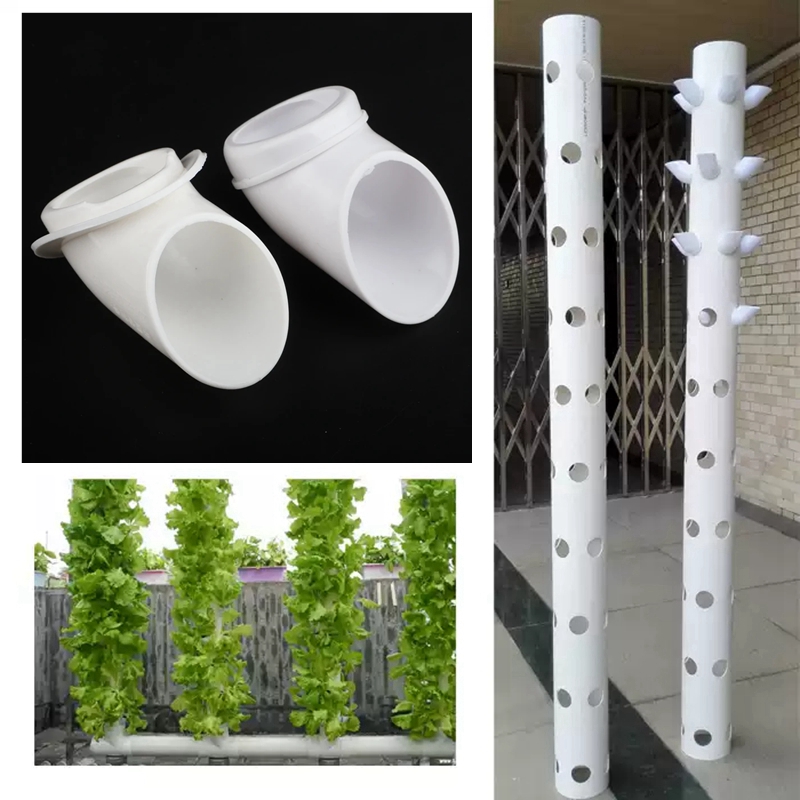 Vertical Planter Tower - DIY Balkon Taman Pot Penanaman Sayuran