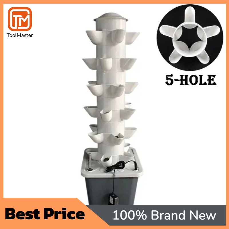 Vertical Planter Tower - 【Penjualan Terlaris】Sistem Penanaman Hidroponik Mini untuk