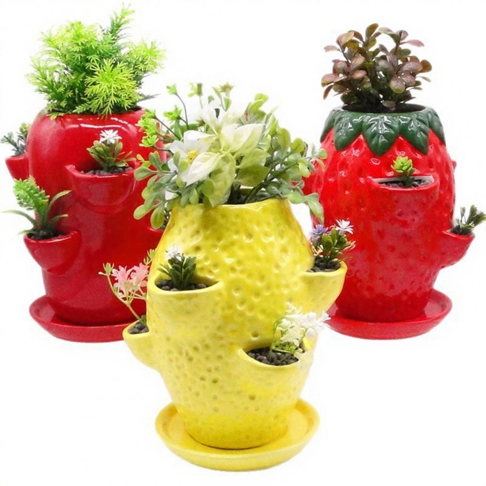 Vertical Planter Tower - Pot Tanaman Hias Berukir dari Batu