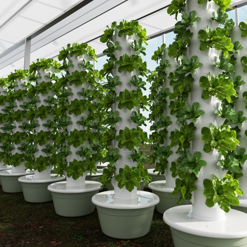 Sistem Menanam Hidroponik 9 La - Vertical Planter Tower ulasan dan harga