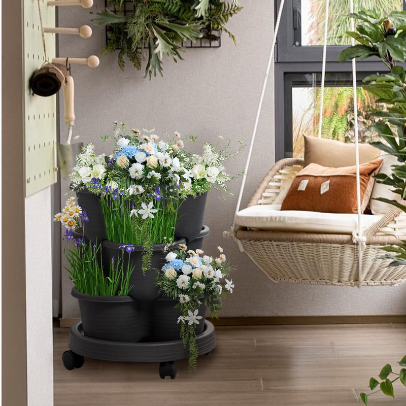 Menara Penanam Stroberi 3 Ting - Vertical Planter Tower ulasan dan harga