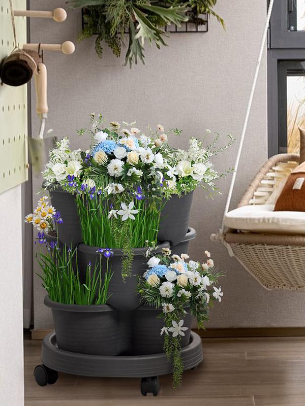 Menara Penanam Stroberi 3 Ting - Vertical Planter Tower ulasan dan harga