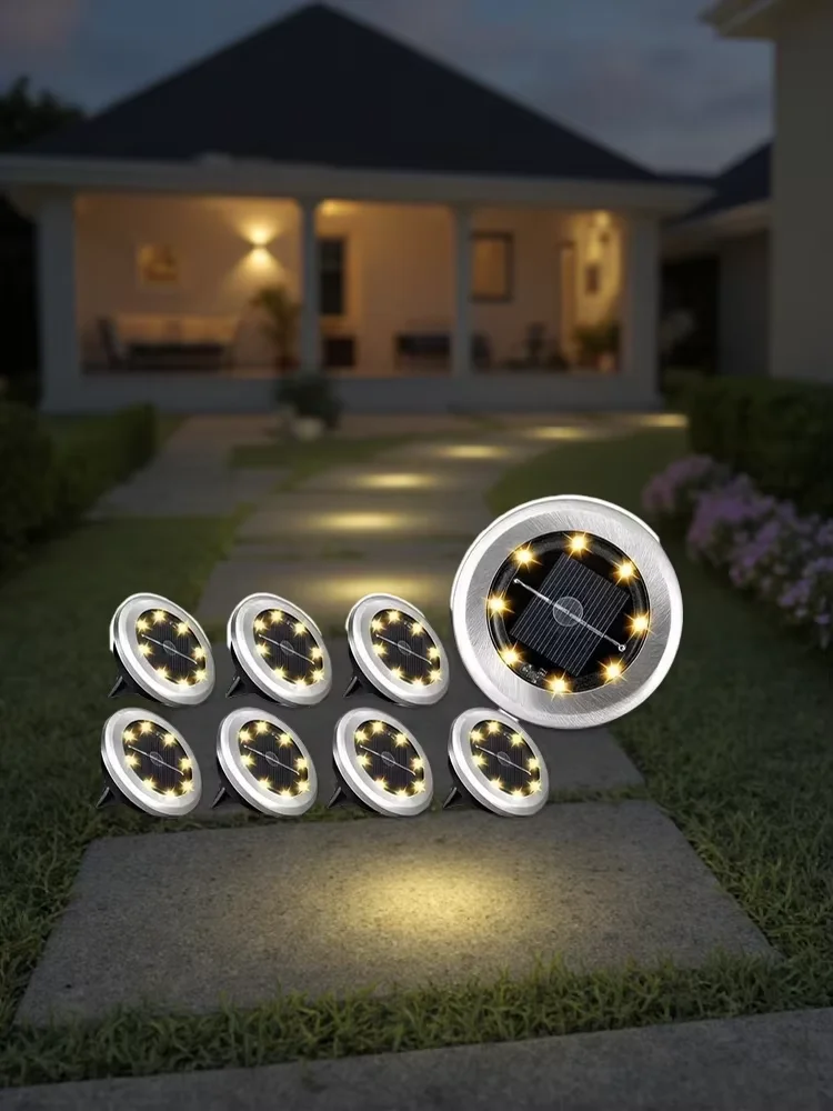 8 Paket Lampu Tanah Tenaga Sur - Smart Garden Solar Lights ulasan dan harga