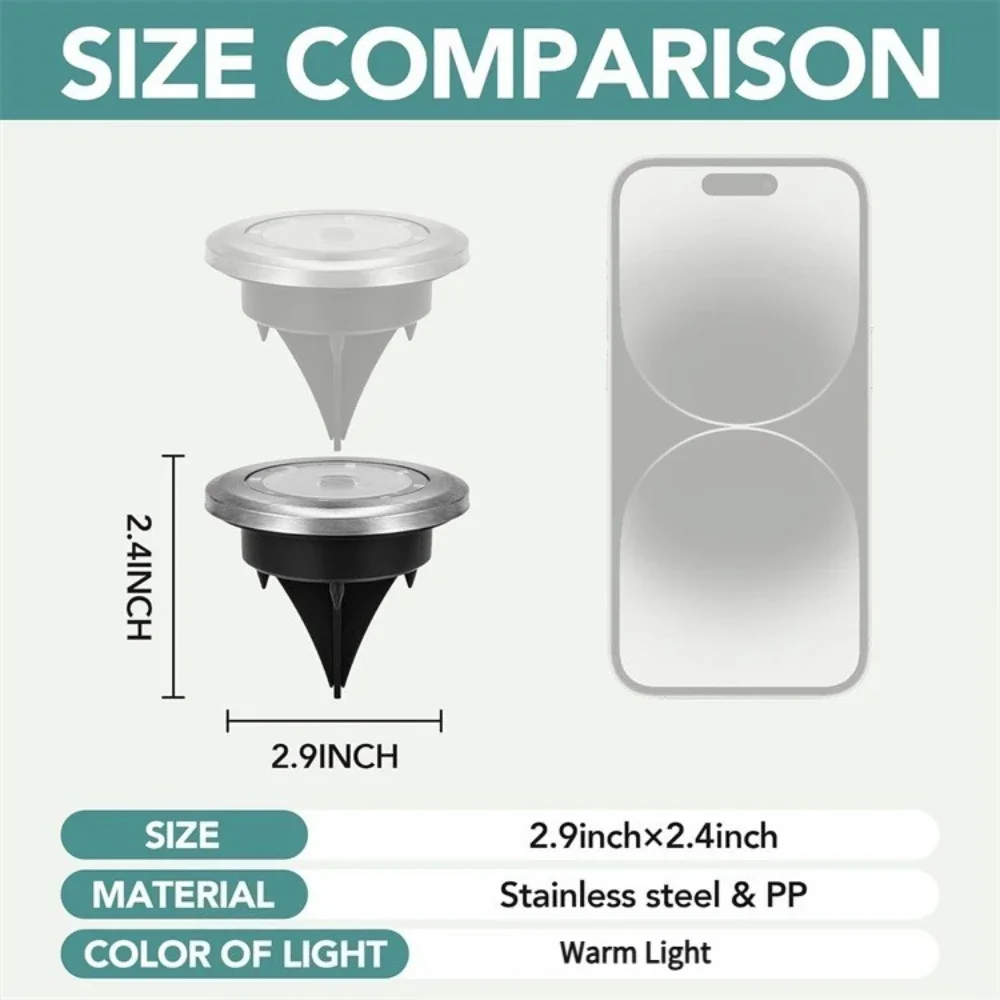 8 Paket Lampu Tanah Tenaga Sur - Smart Garden Solar Lights ulasan dan harga