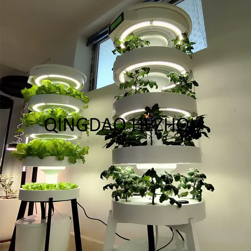 Sistem Hidroponik Cerdas Hezho - Vertical Planter Tower ulasan dan harga