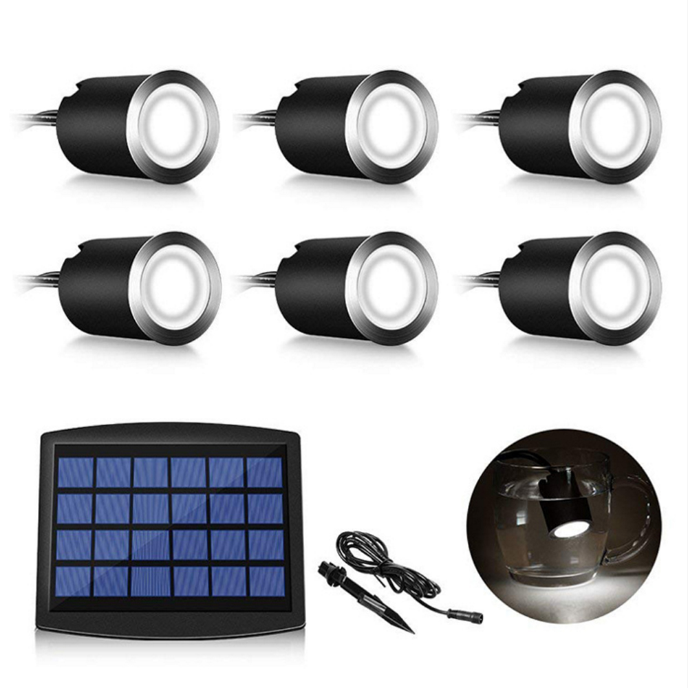 6 Pcs 8 Pcs Solar LED Deck Cah - Smart Garden Solar Lights ulasan dan harga