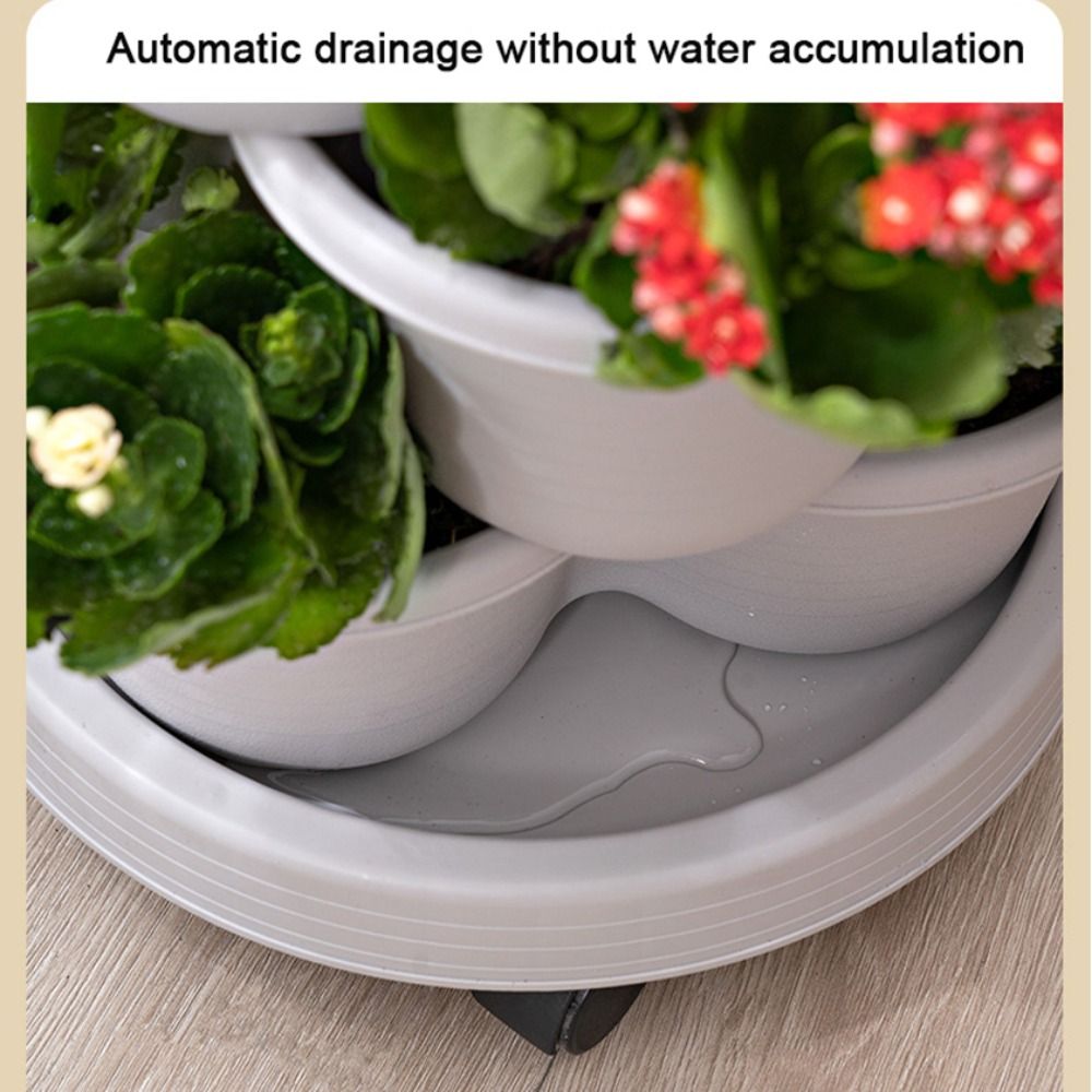 Pot Bunga Plastik Bertumpuk Ve - Vertical Planter Tower ulasan dan harga