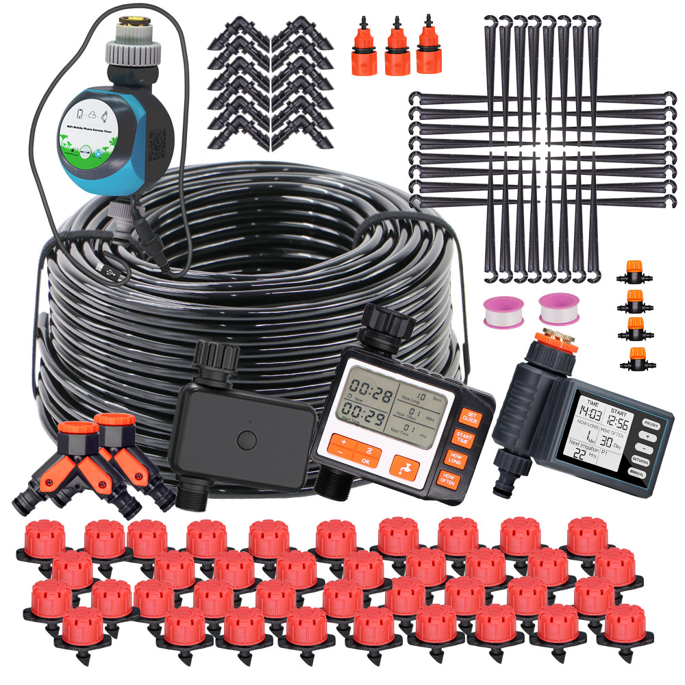 50-5M 1/4 inci selang dripper  - Smart Garden Hose ulasan dan harga