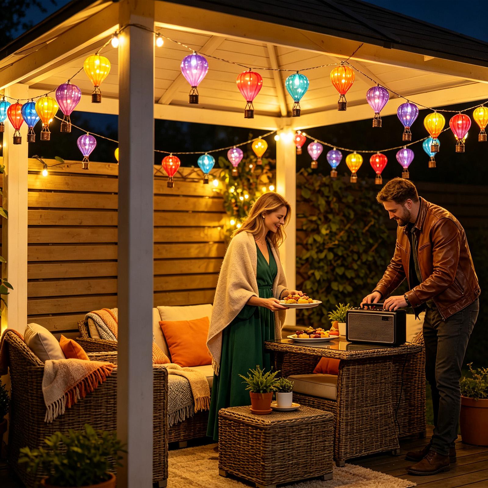 Lampu Solar Balon Udara Panas  - Smart Garden Balloon ulasan dan harga
