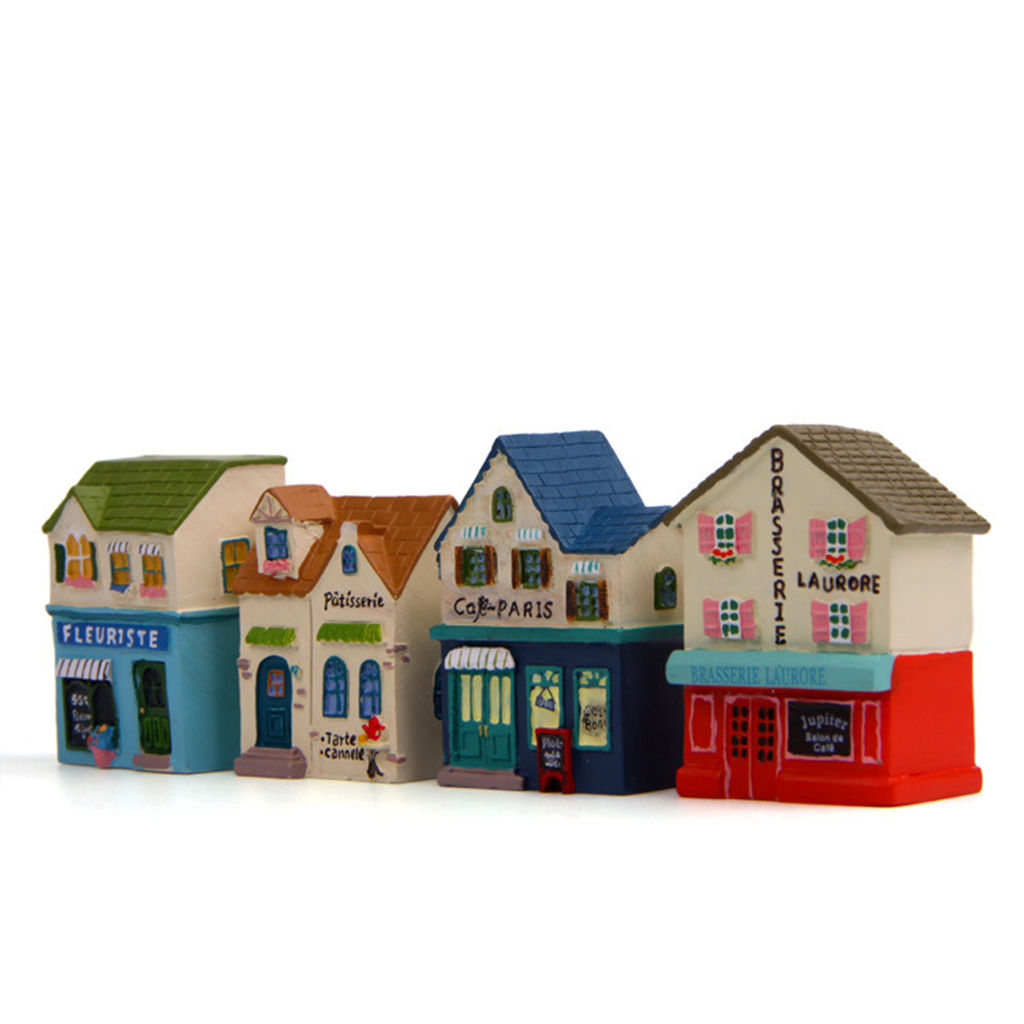 Set Figurine Rumah Desa Eropa  - Smart Garden Mini ulasan dan harga