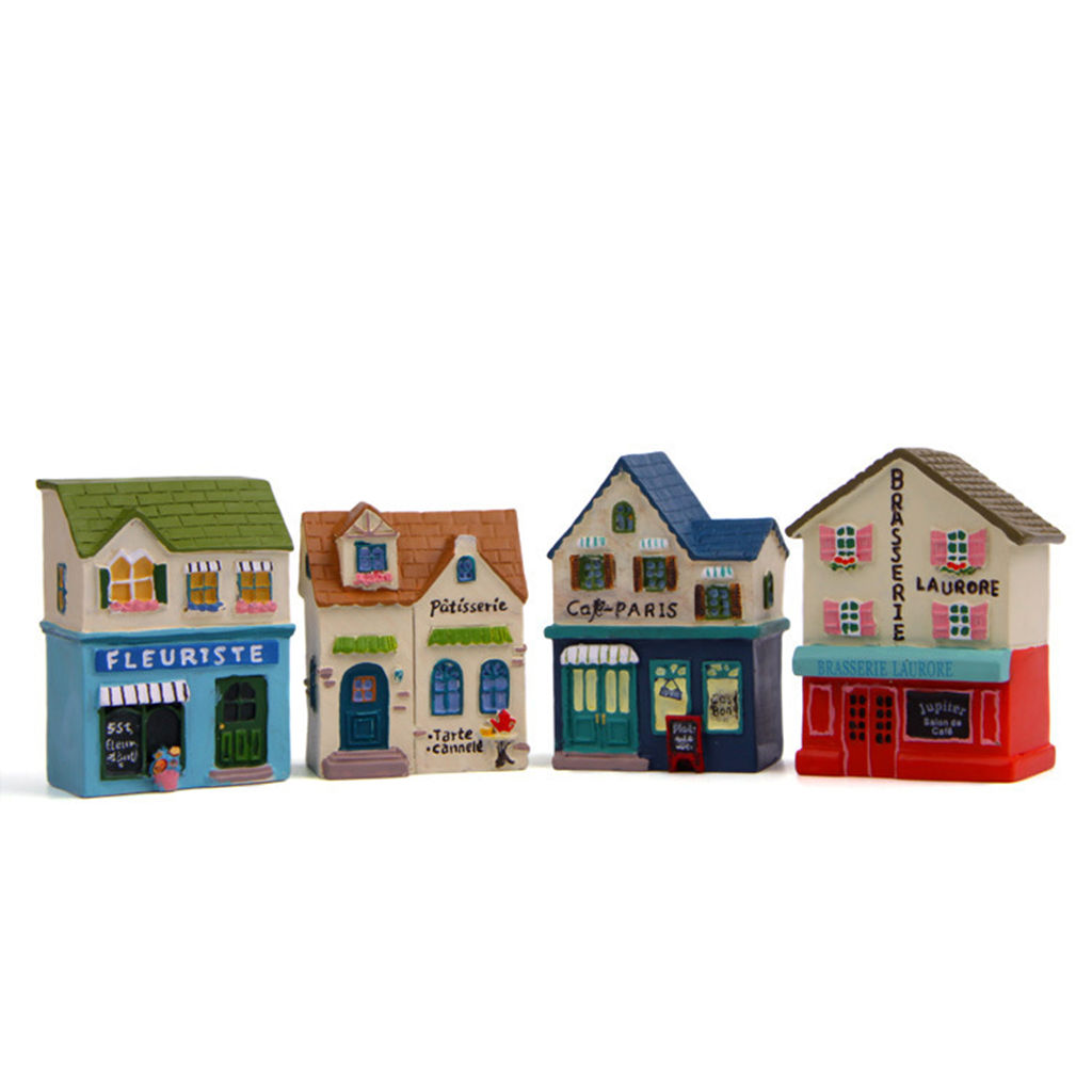 Set Figurine Rumah Desa Eropa  - Smart Garden Mini ulasan dan harga