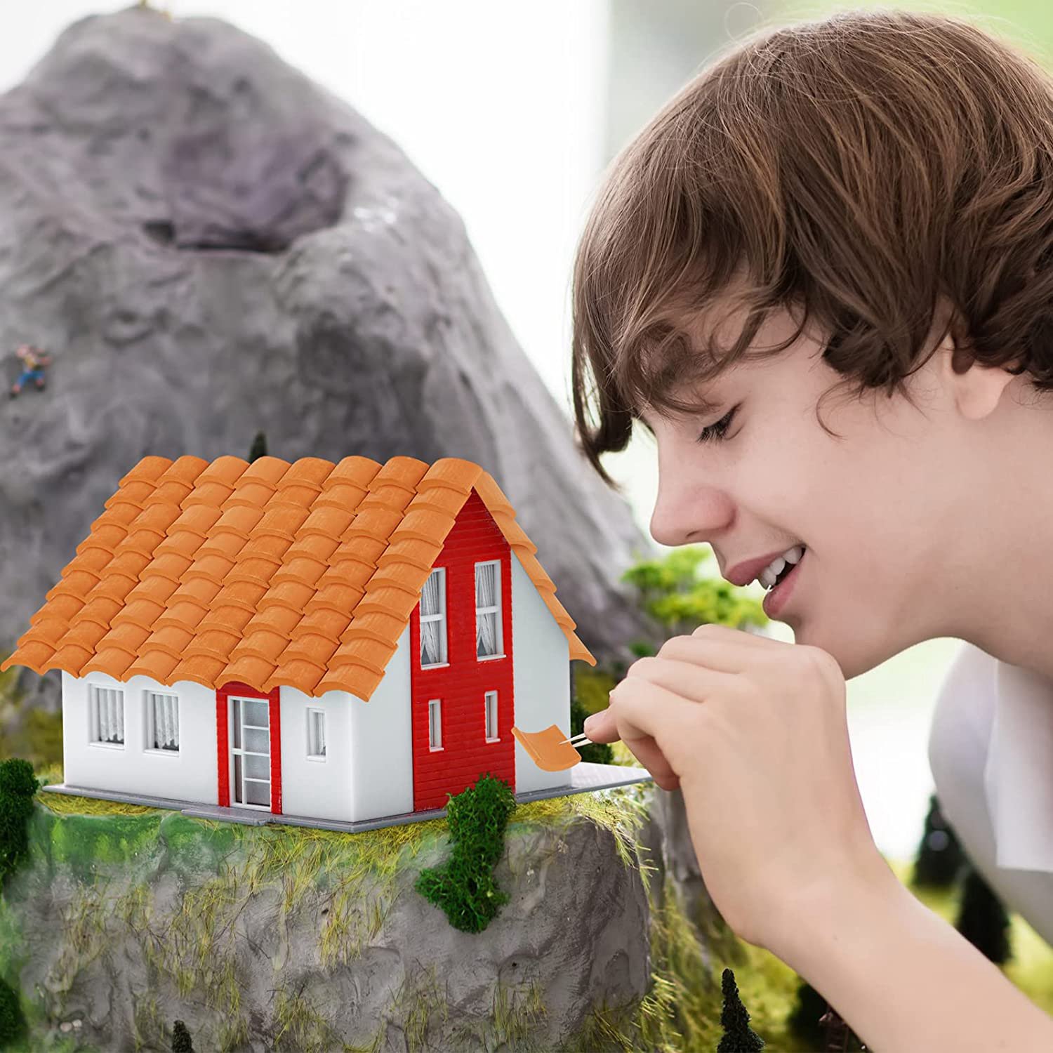 100 buah Set ubin atap banguna - Smart Garden Mini ulasan dan harga