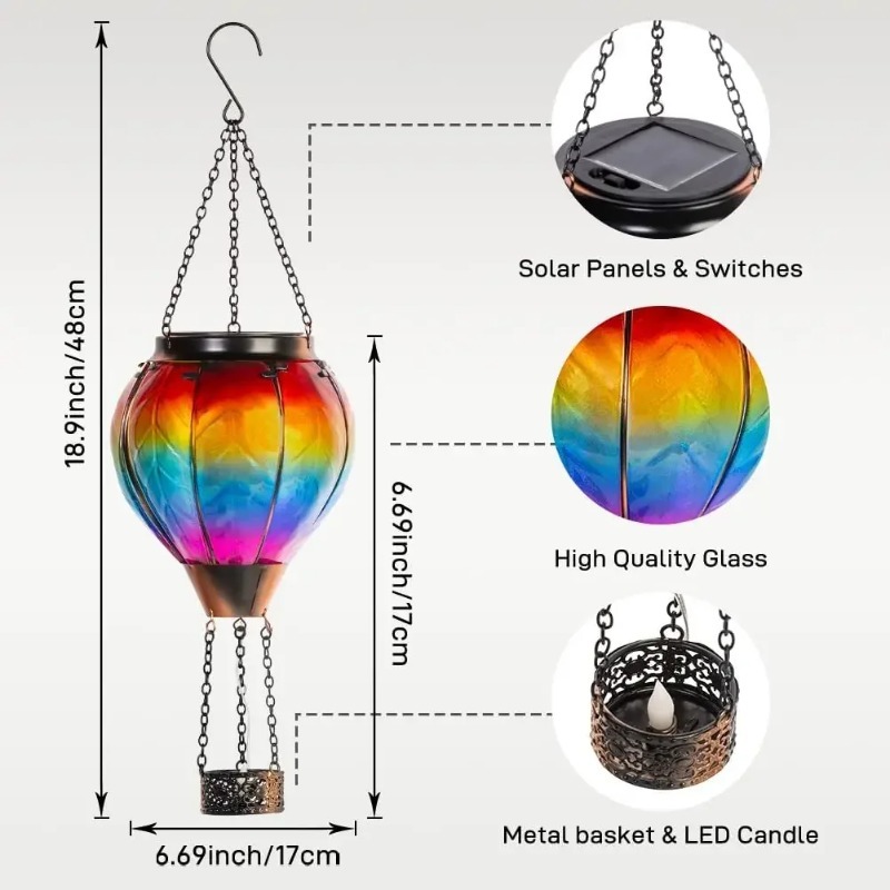 Lampu Taman Tenaga Surya Antik - Smart Garden Balloon ulasan dan harga