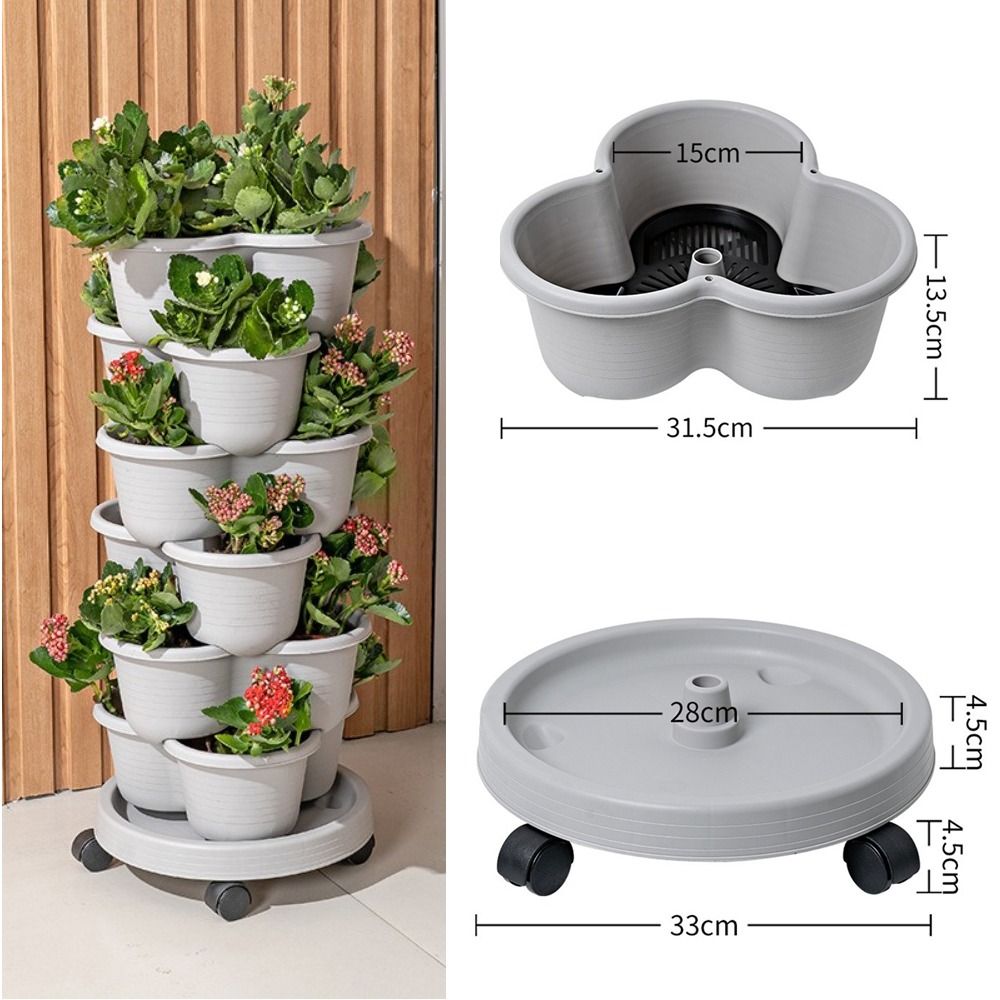 Pot Bunga Bertingkat Menara Ve - Vertical Planter Tower ulasan dan harga